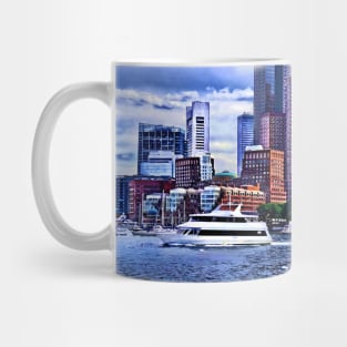 Boston MA - Inner Harbor Near New England Aquarium Mug